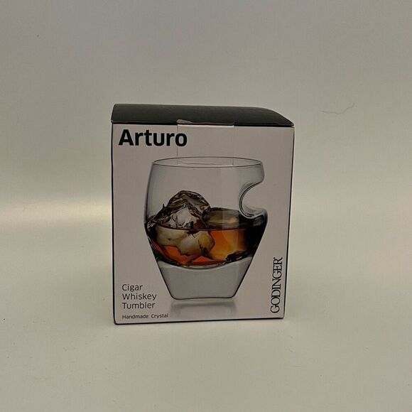 Arturo Godinger Whiskey Tumbler Cigar Holder NIB - Picture 1 of 2